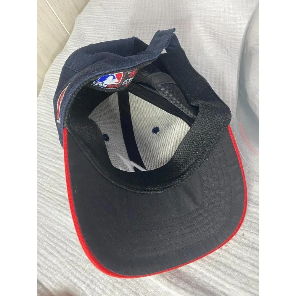 Youth Atlanta Braves Baseball Cap Red Blue MLB Official License by OC Sports